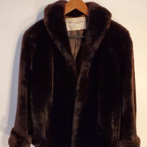 Authentic vintage mink fur jacket by Kent Baltimore, in very good condition
